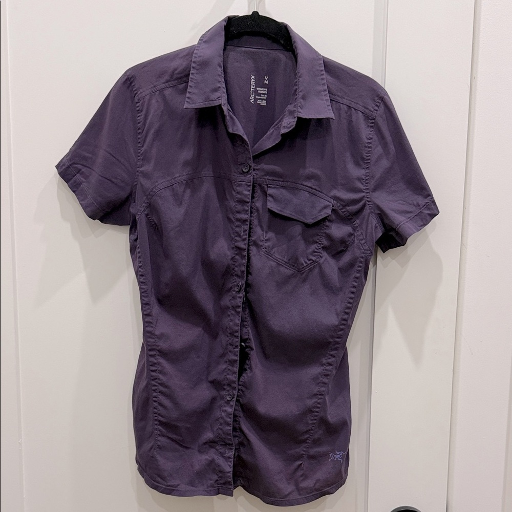 Arc'teryx Purple Button Down Shirt